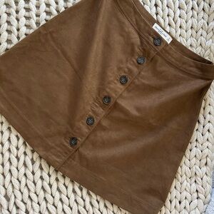 Abercrombie and Fitch Suede mini skirt